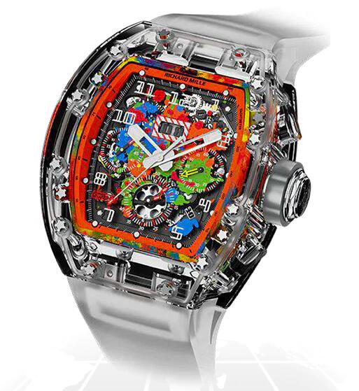 RICHARD MILLE Replica Watch RM011 SAPPHIRE FLYBACK CHRONOGRAPH "A11 FANTASY ORANGE" - Click Image to Close